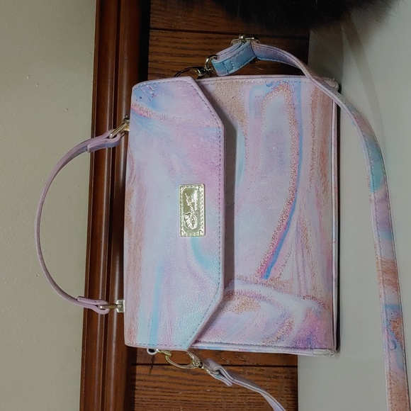 Betsey Johnson Luv Betsey Marble Mini Crossbody Hand Bag - Picture 2 of 16